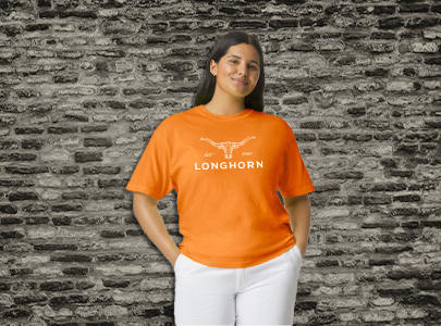 Custom imprinted T-Shirt for Arlington, TX with a local business logo