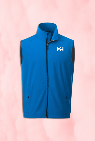 Custom imprinted Waterproof Vest for Arlington, TX with a local business logo