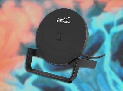 Custom imprinted Wireless Charging Stand for Arlington, TX with a local business logo